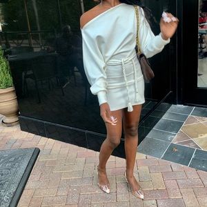 Off the shoulder dress